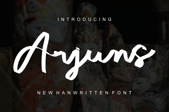 Arjuns: A Natural and Charming Handwritten Font for Makers and Sellers