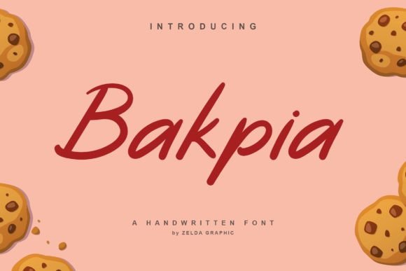 Bakpia: A Modern Handwritten Font for Creative Projects