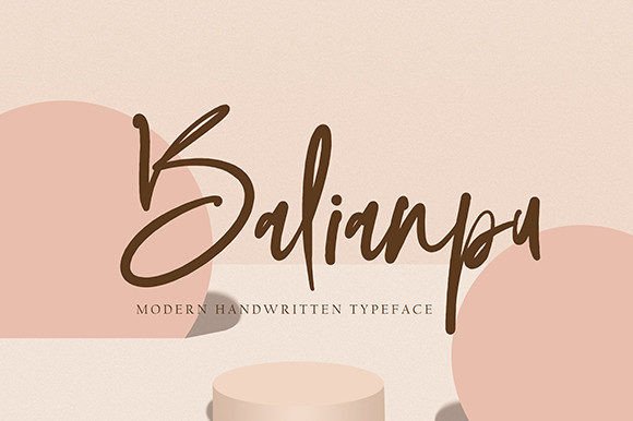 Balianpu: A Fresh Handwritten Font for Modern Marketing Design