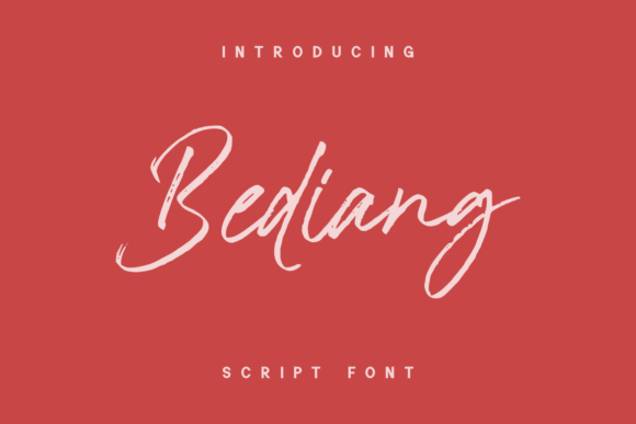 Bediang: A Quirky Handwritten Font for Modern Web Design Projects