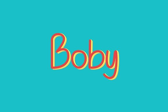 Boby: A Sweet Handwritten Font for Campaign-Ready Designs