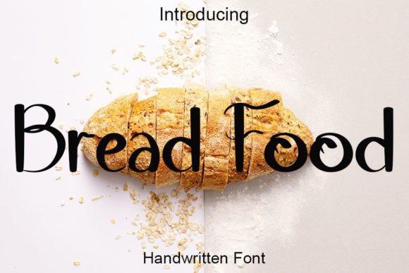 Bread Food: A Handwritten Font for Modern Web Design Projects