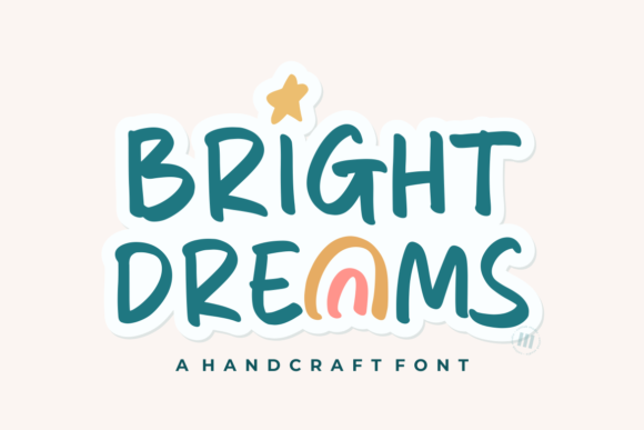 Bright Dreams: A Chic Handcrafted Font for Editorial Elegance