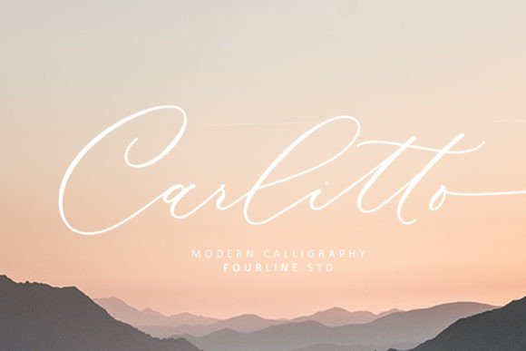 Carlitto: A Modern Calligraphy Font for Handmade Labels, Invitations, and Creative Packaging