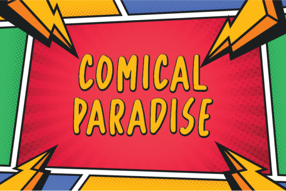 Comical Paradise: A Unique Handwritten Font for Digital Design