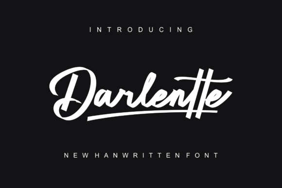Darlentte: A Handwritten Font for Elegant Branding and Creative Design
