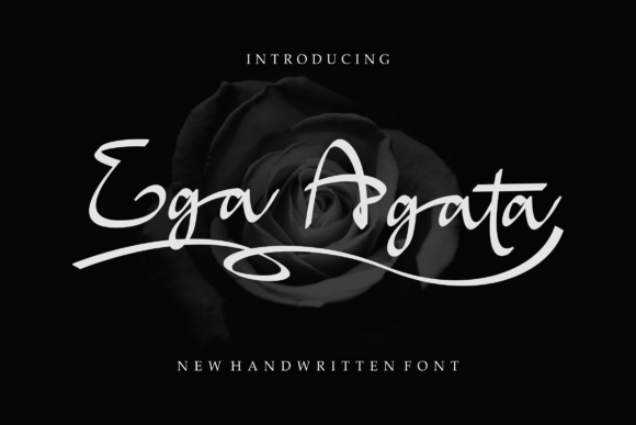 Ega Agata: A Handwritten Font for Elegant Branding and Authentic Design