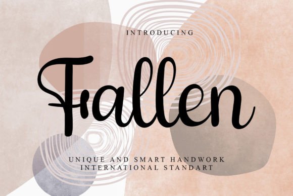 Fallen: A Unique and Elegant Font for Handwritten Branding Projects