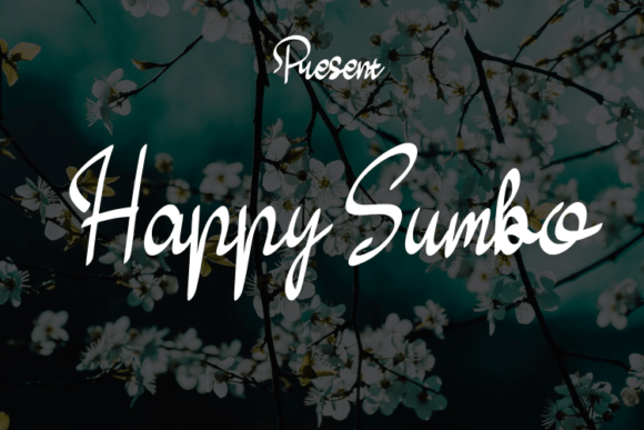 Happy Sumbo: A Handwritten Font for Small Business Branding