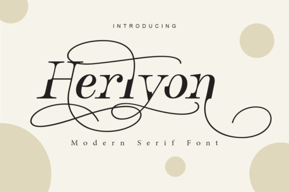 Herlyon: A Serif Font That Elevates Small Business Branding