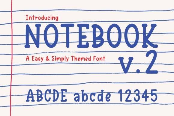 How Notebook V.2 Adds Sweet Serif Charm to Handmade Labels, Invitations, and Printables