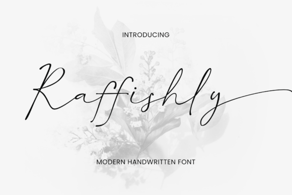 How Raffishly Font Elevates Small Business Branding with Elegant Handwritten Style
