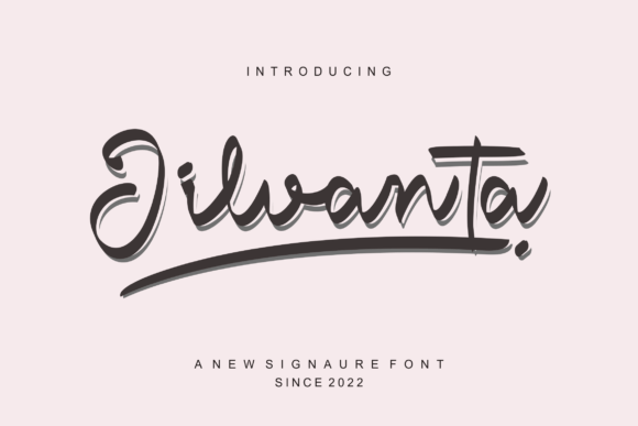 Jilvanta: A Handwritten Font for Elegant Editorial Design