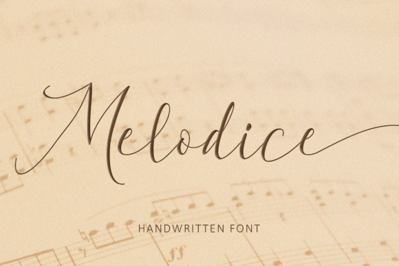 Melodice: A Casual Handwritten Font for Modern Editorial Design