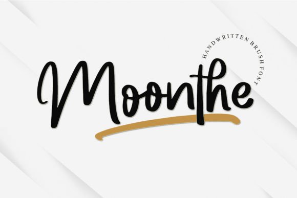 Moonthe: A Fresh Handwritten Font for Crafty Makers and Etsy Sellers