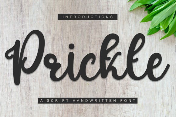 Prickle: A Bold Handwritten Font for Scroll-Stopping Digital Marketing