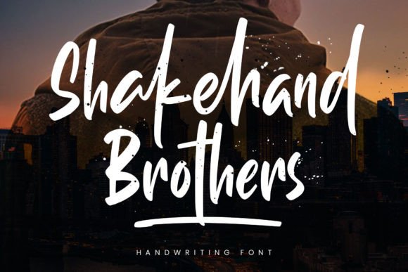 Shakehand Brothers: A Playful Handwritten Font for Editorial Charm