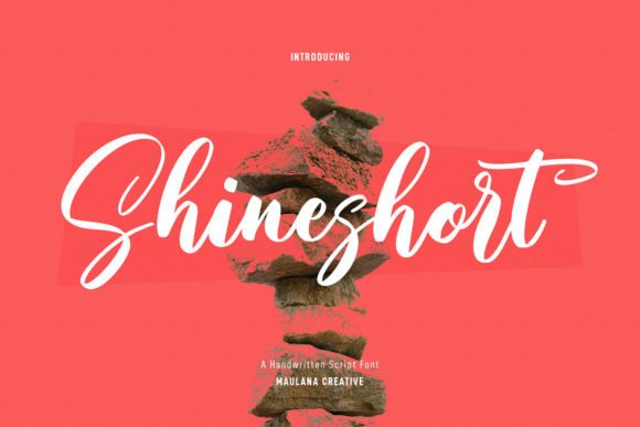 Shineshort: A Gorgeous Handwritten Font for Crafters and Makers