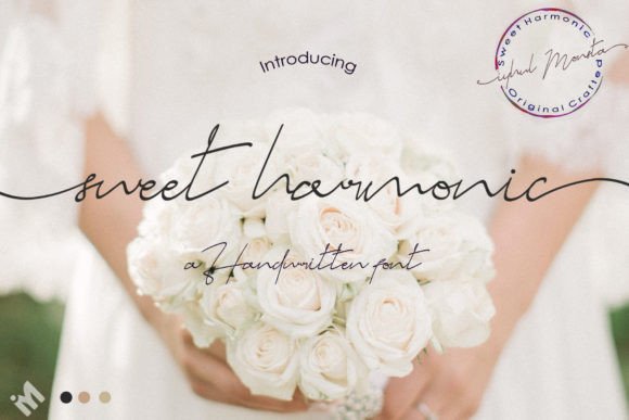 Sweet Harmonic: A Handwritten Font for Elegant Editorial Design