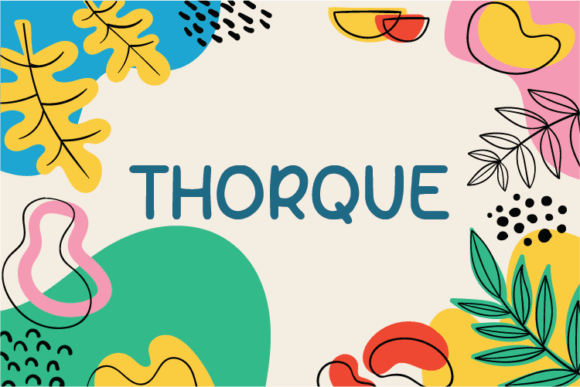 Thorque: A Natural Handwritten Font for Makers and Creative Sellers