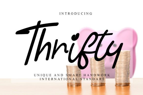 Thrifty Font: Elevating Small Business Branding with Elegant Handwritten Typography