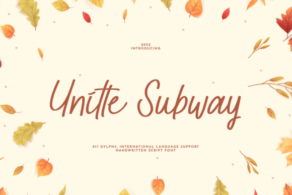 Unitte Subway: A Fresh Handwritten Font for Modern Brand Campaigns