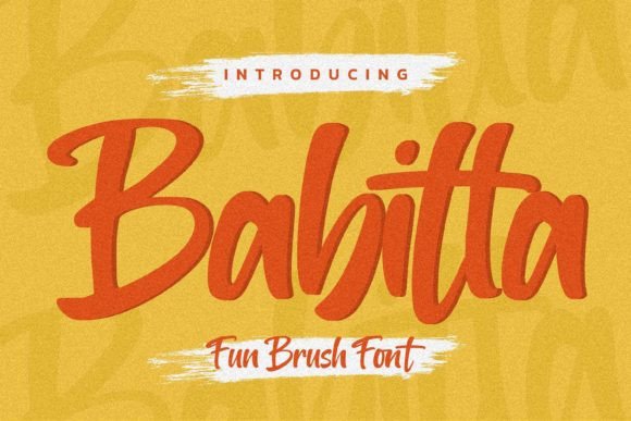 Using Babitta: A Script Handwritten Font for Creative Branding Projects