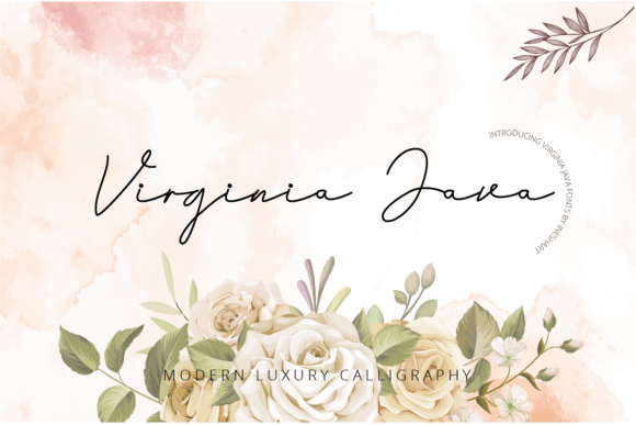 Virginia Java: A Natural Handwriting Font for Authentic Brand Design